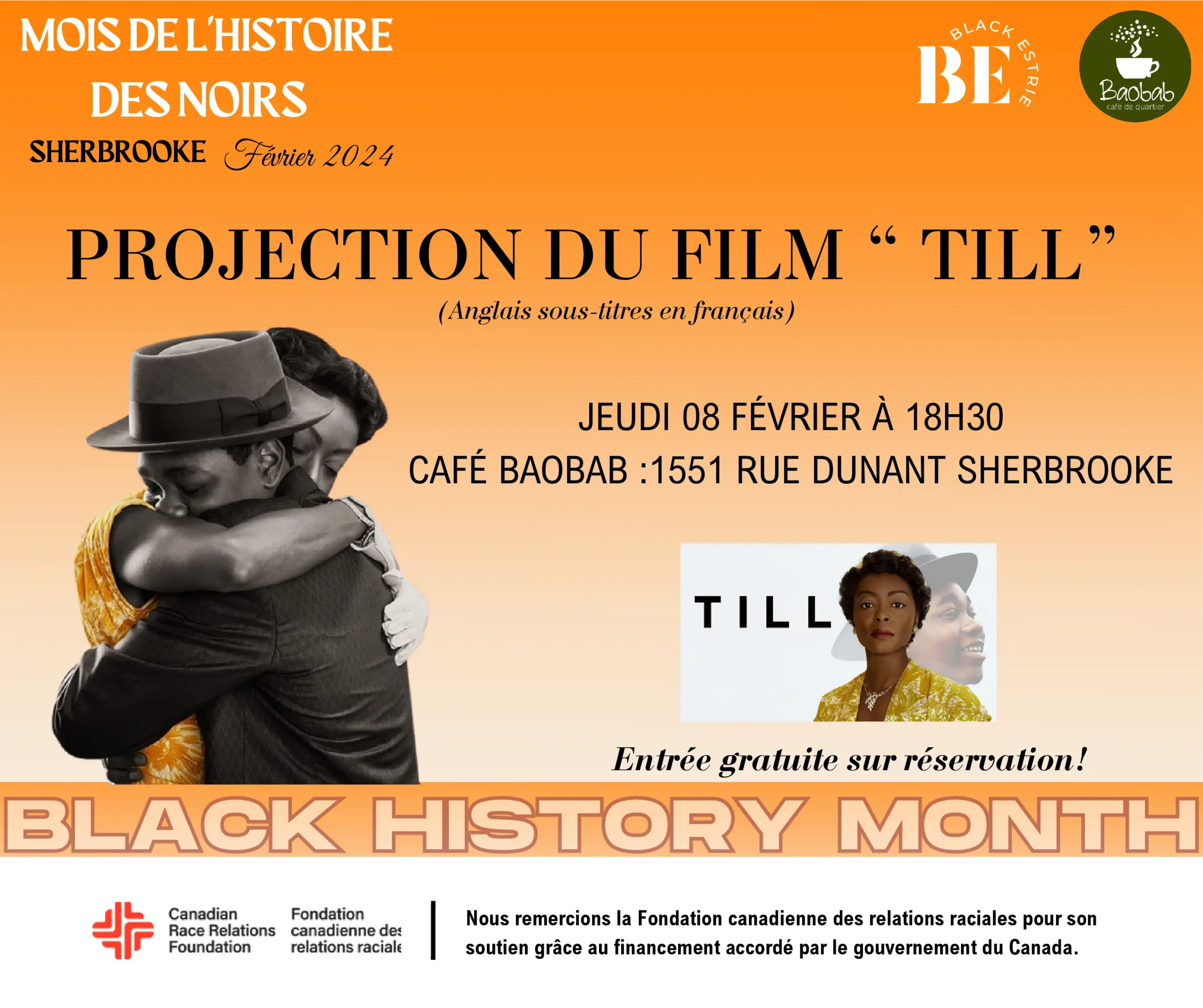 Screening of the movie ‘TILL’ with French subtitles